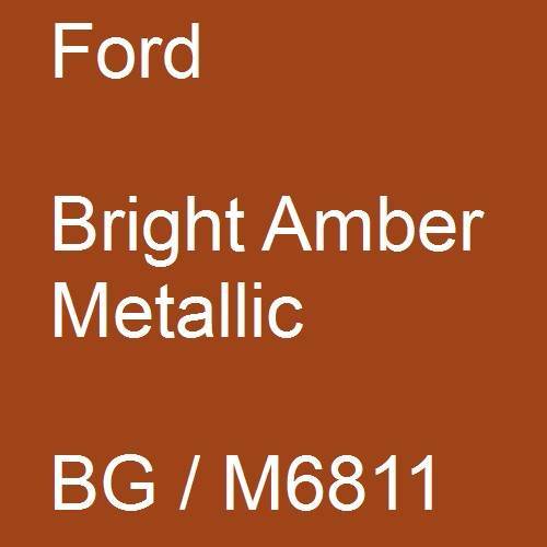 Ford, Bright Amber Metallic, BG / M6811.
